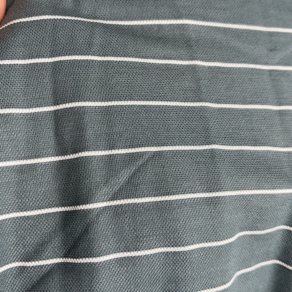 NWT Papillon striped dolman sleeve button top - Picture 7 of 8